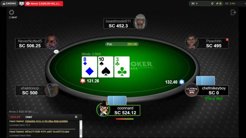 Đặt chip có mệnh giá lớn ở dưới cùng