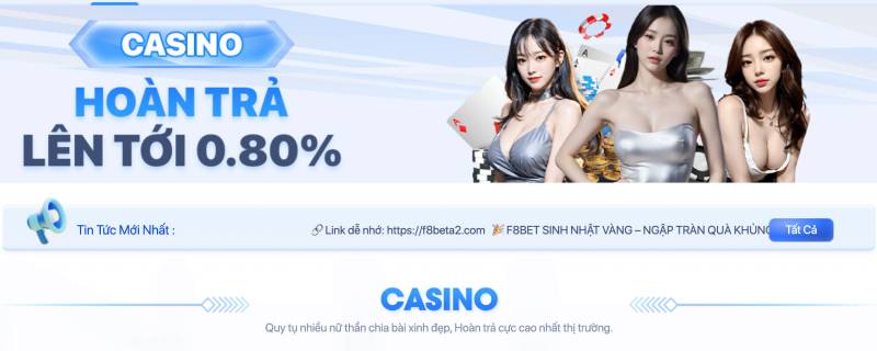 Trải nghiệm live casino tại F8bet có gì đặc biệt?